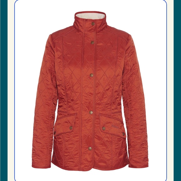 Barbour Jackets & Blazers - Barbour cavalry polar-quilt burnt orange size 10